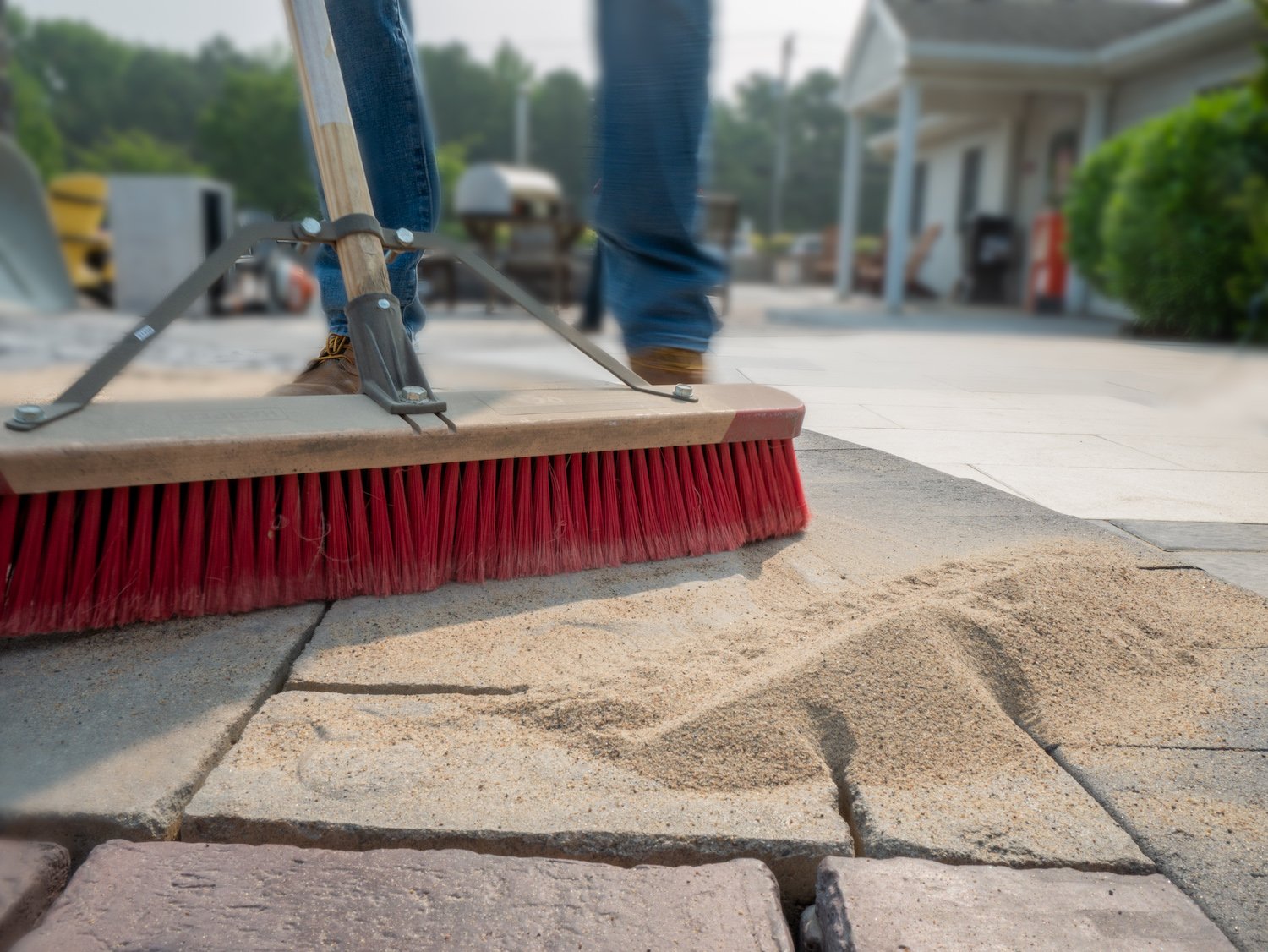 breaking down a poly sand job step 1-1